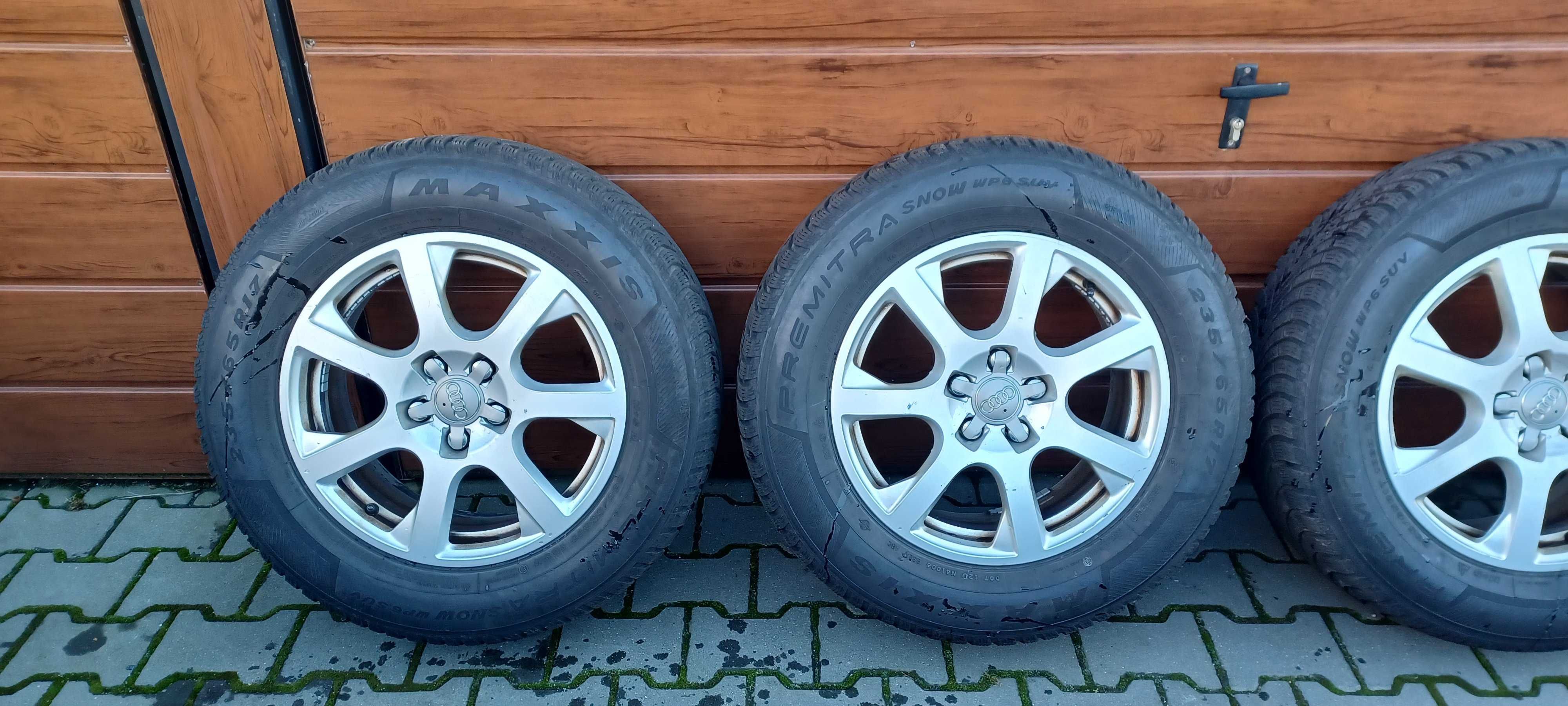 Koła opony zima 235/65/17 AUDI Q5 17" 5x112 ET39 Stan jak nowe 2022r