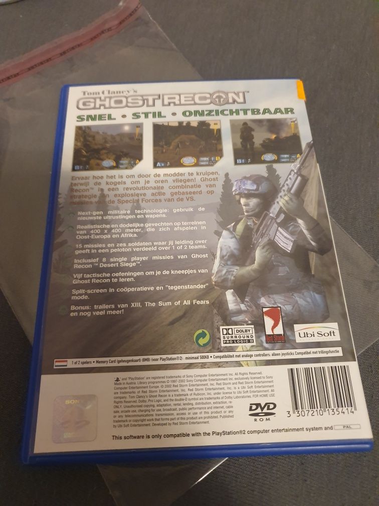 Gra gry ps2 playstation 2 Tom Clancy's Ghost Recon jak nowa unikat