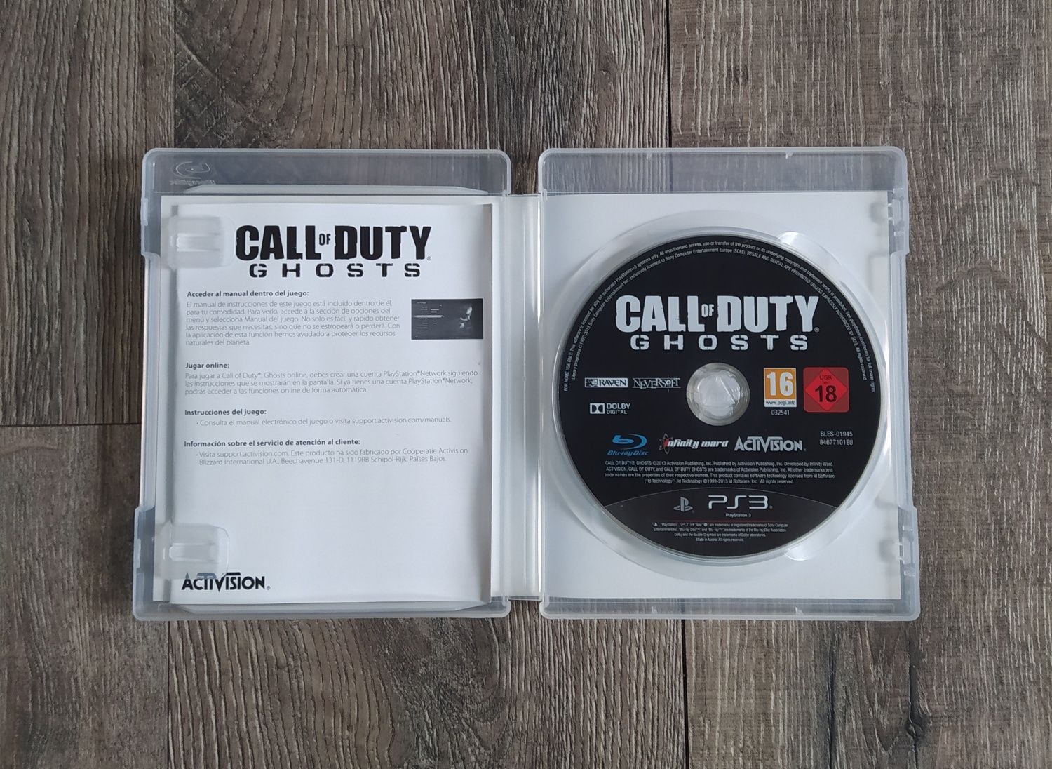 Gra PS3 Call of Duty Ghost Wysyłka