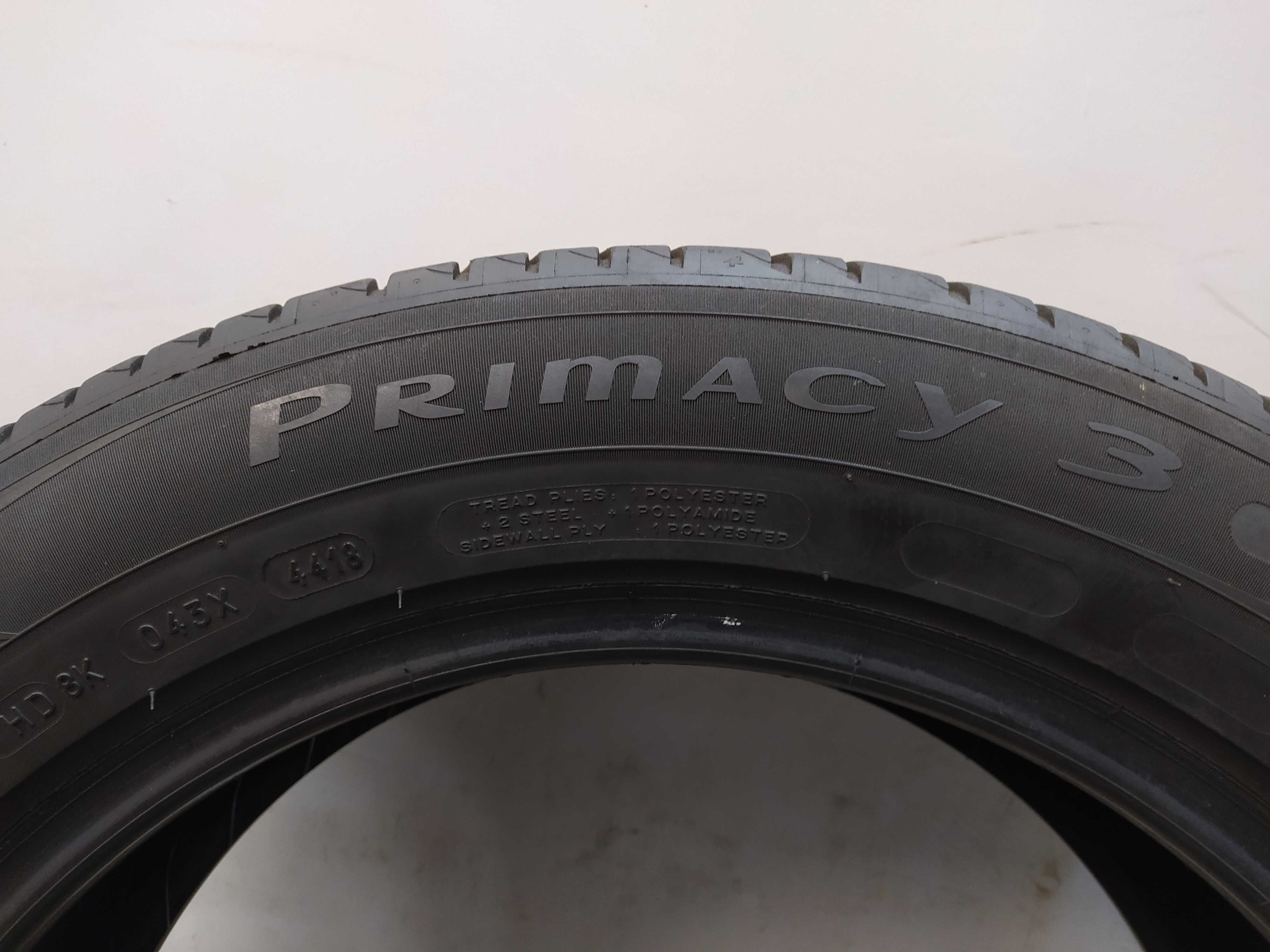 1x225/55R17 Michelin Primacy 3, 2018 rok, 101W XL, bieżnik 5mm