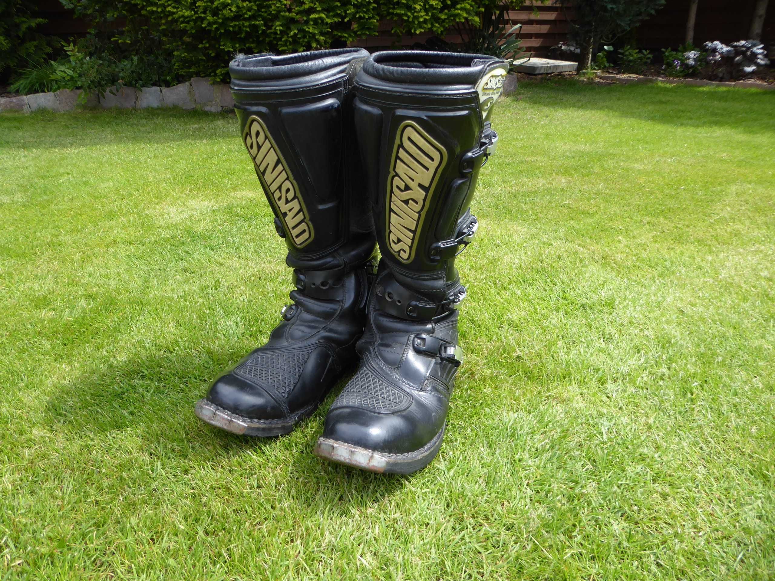 SINISALO Bluza Koszulka Spodnie Buty Kask ENDURO Moto CROSS Komplet !