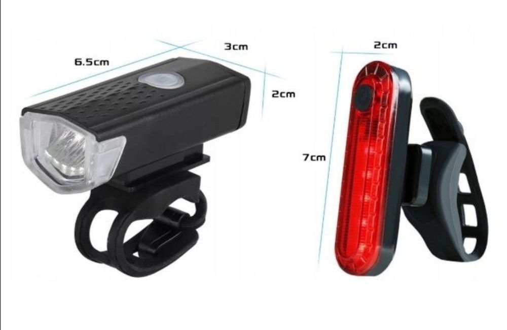 Lampki rowerowe led