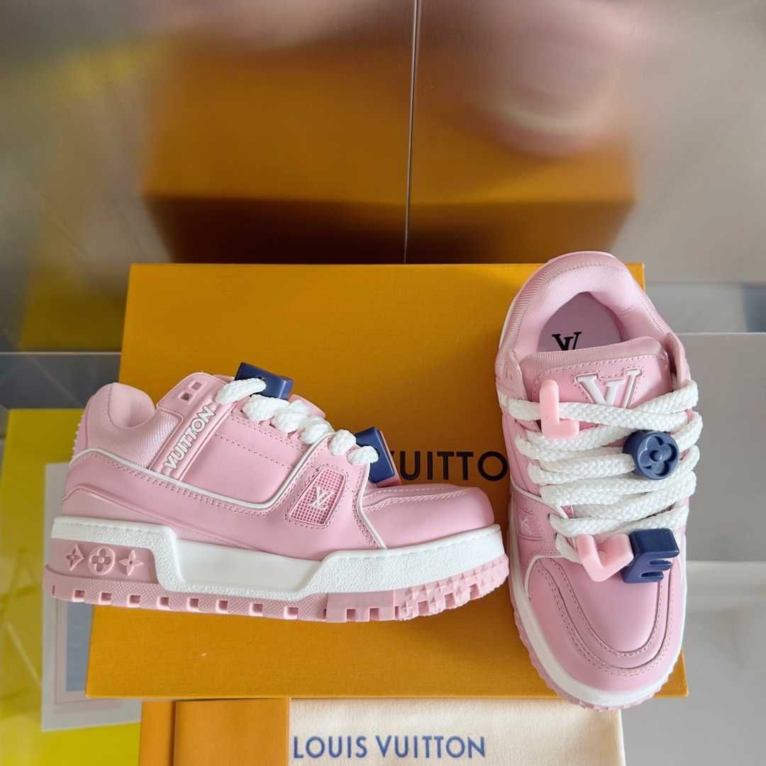 Para LV sneakers Buty butowe Buty do skateboardingu Różowy