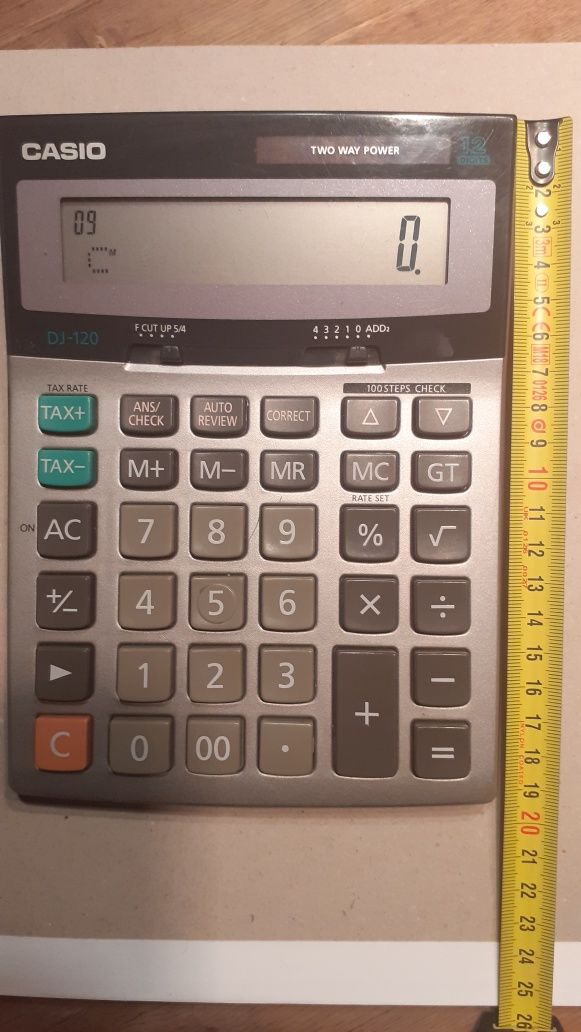 Profesjonalny duży  kalkulator casio DJ-120