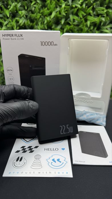 Портативна Батарея Proove Hyper Flux 22.5W 10000mAh, black