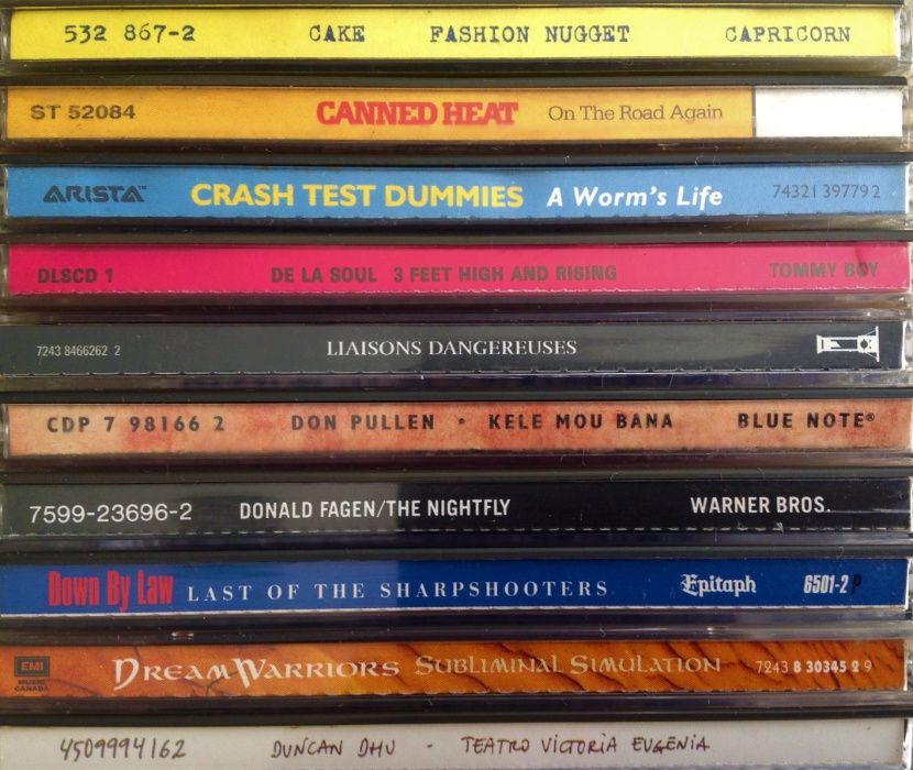 50 CDS - Vários Estilos Musicais -RAROS - Muito Bom Estado