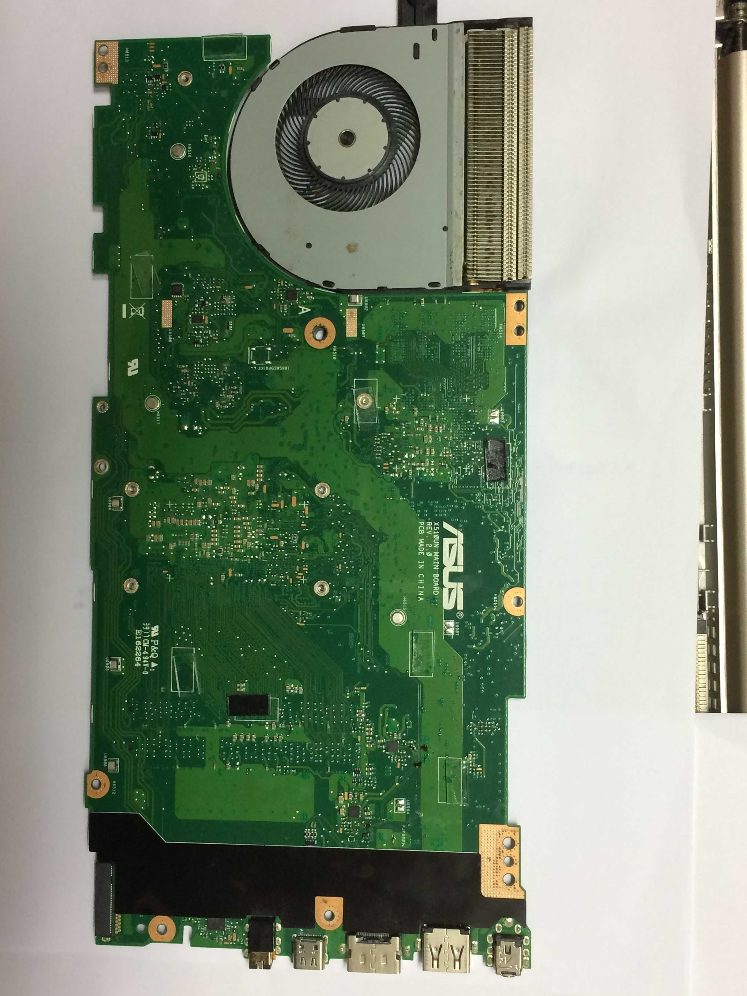 Asus S510 boards, dissipador, ventoinha