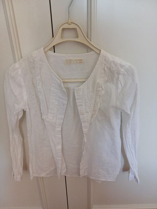 Zestaw sukienek i 2 bluzki dla dziewczynki rozmiar 140-146