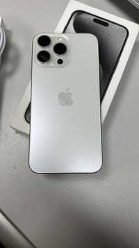 iPhone 15 pro max white titan 256