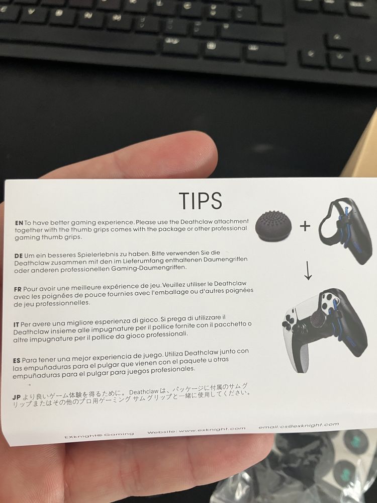 Botoes traseiros comando playstation 5