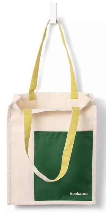 Bookaroo Torba bawełniana Forest Green&Chartreuse. IF