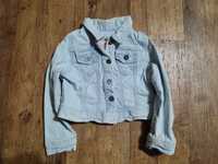 Джинсовая куртка пиджак на девочку 5-6 лет