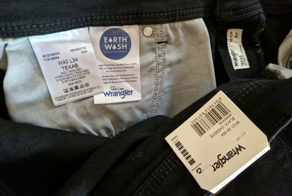 Джинси чоловічі Wrangler W40 L34 TEXAS Original (нові)