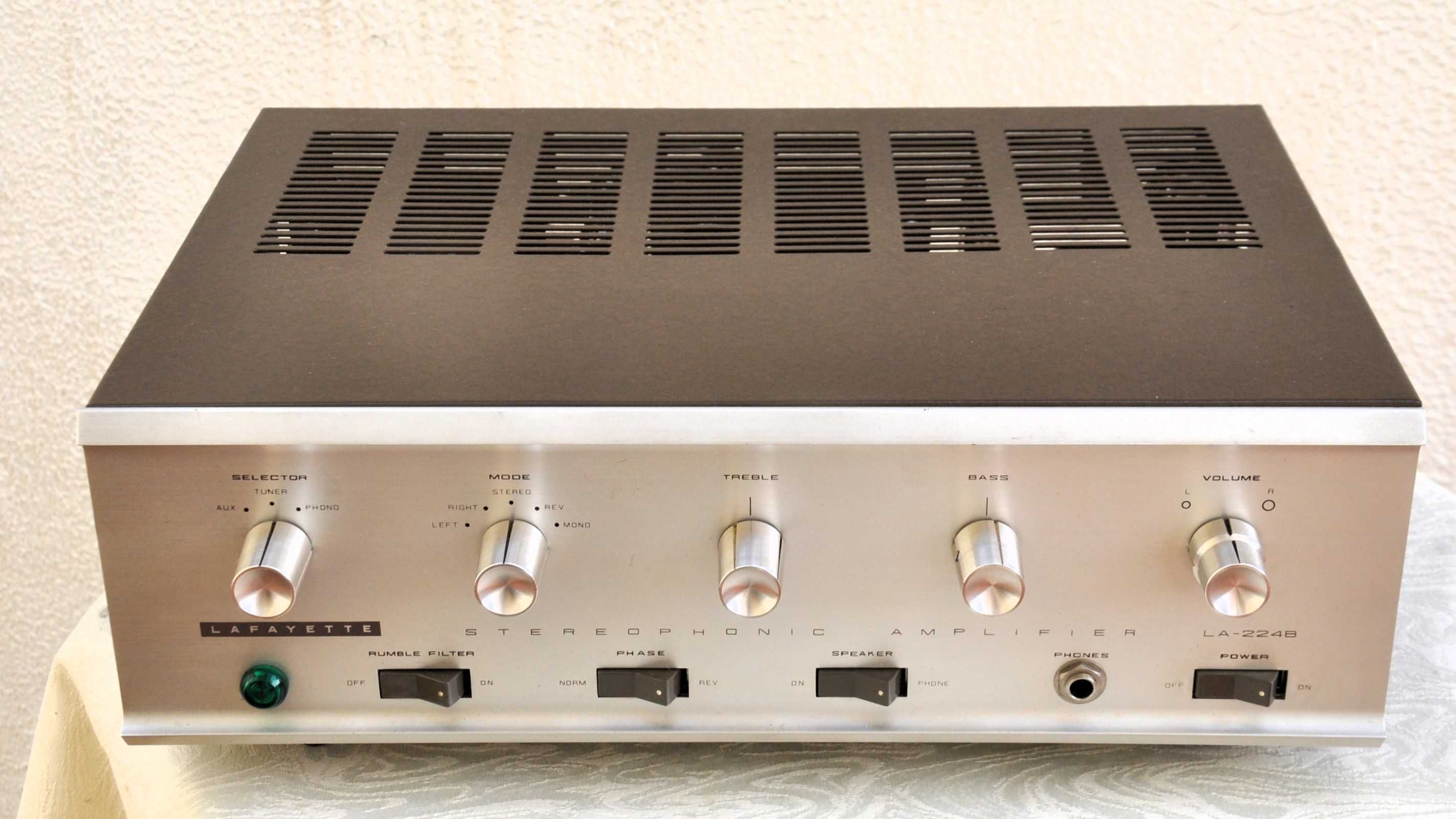 Stereophonic Amplifier Lafayette LA-224B - Válvulas