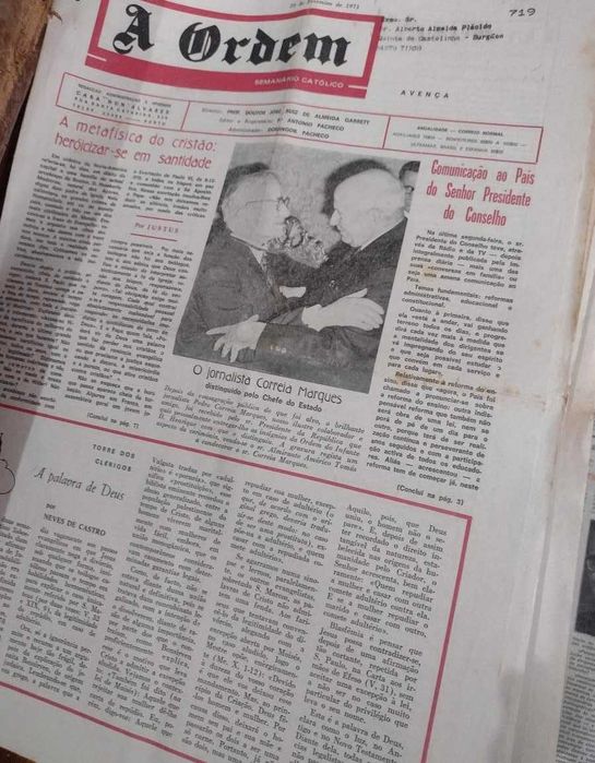 Jornal A Ordem - Anos 70 - 120 unidades
