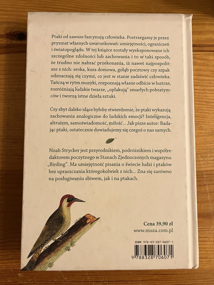 Książka Rzecz o ptakach Noah Strycker stan idealny