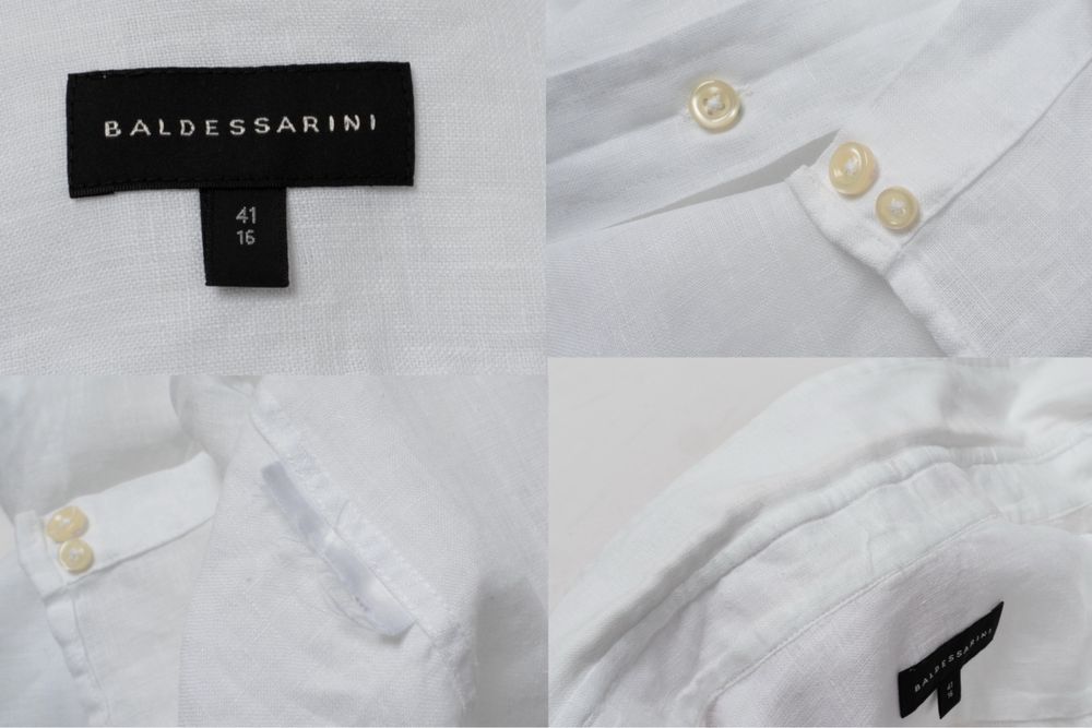 BALDESSARINI White Linen shirt   чоловіча сорочка