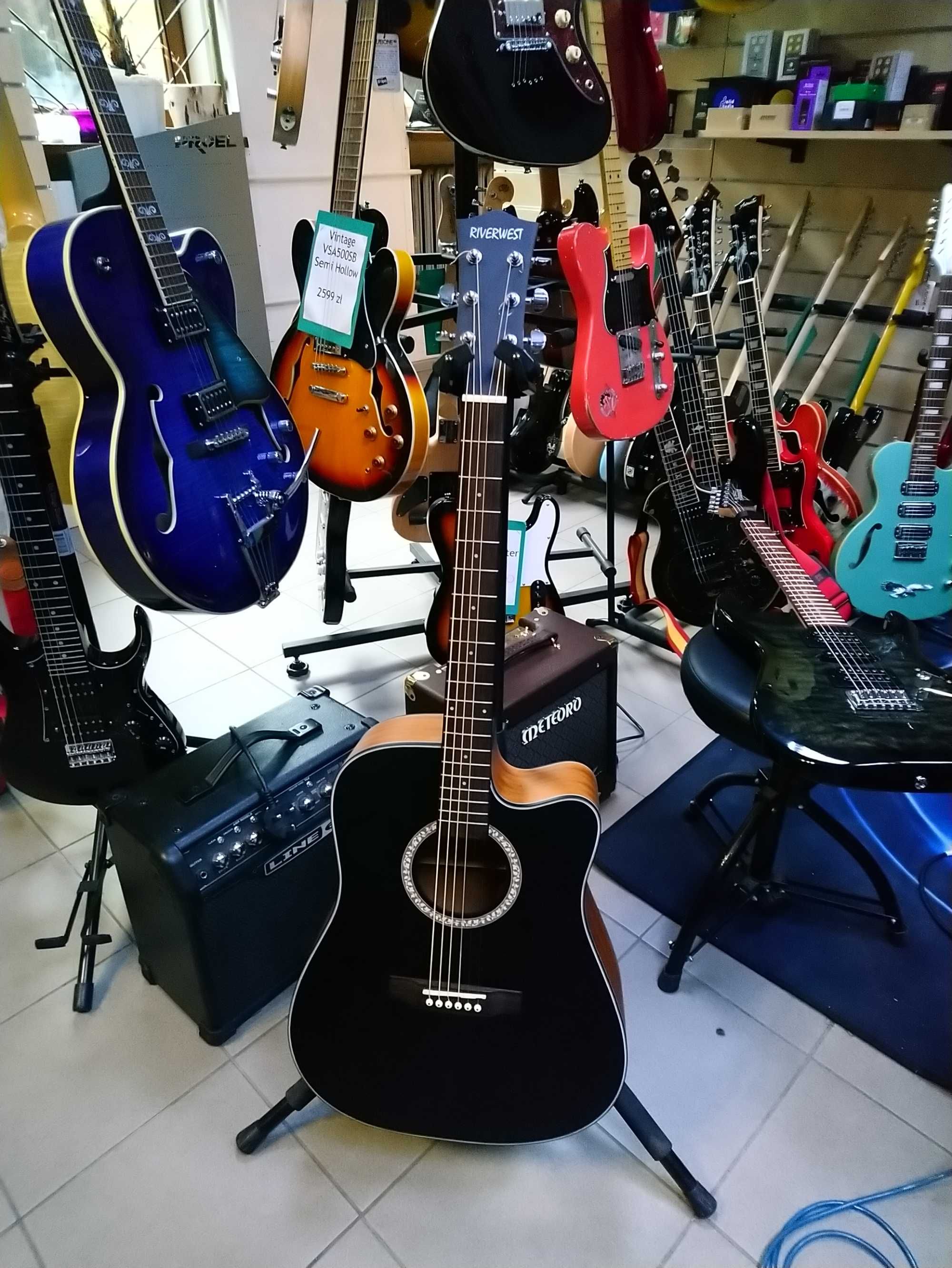 Gitara Akustyczna Riverwest G-413 - Stan Bardzo Dobry