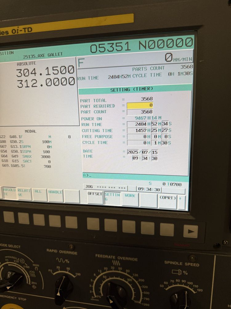 Tokarka cnc Tongtai Fanuc
