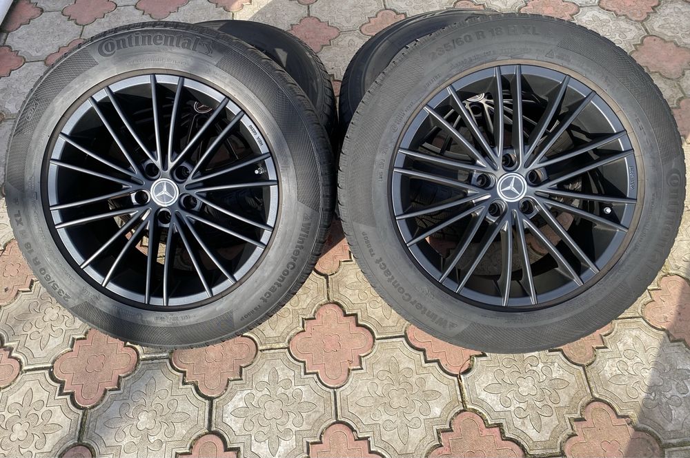 Диски Aluett R18 5/112 Шини 235/60 Всесезон Bridgestone Conti Колеса 4