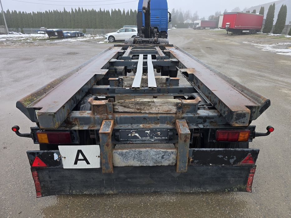 Przyczepa Huffermann 18.65 do Hakowca 19,5 RESOR BLIŹNIAK platforma