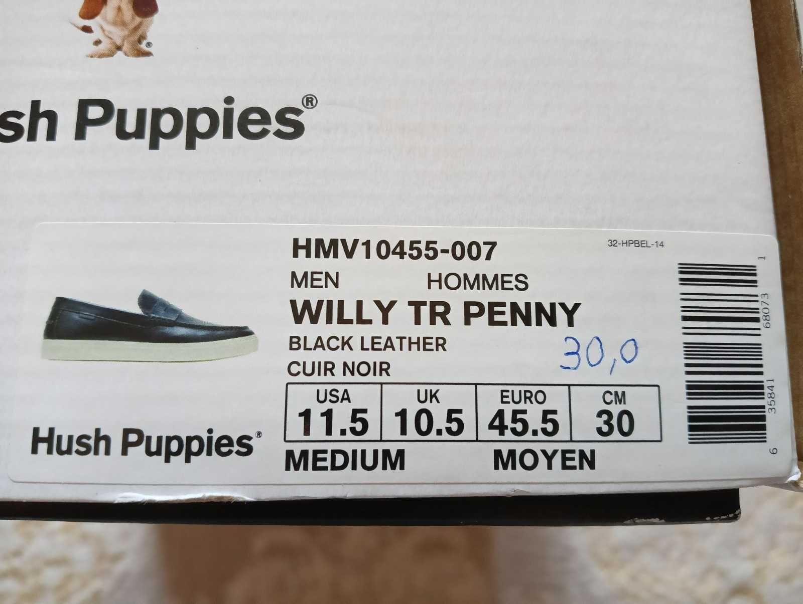 Чоловічі мокасини американського бренду Hush Puppies Willy TR Penny