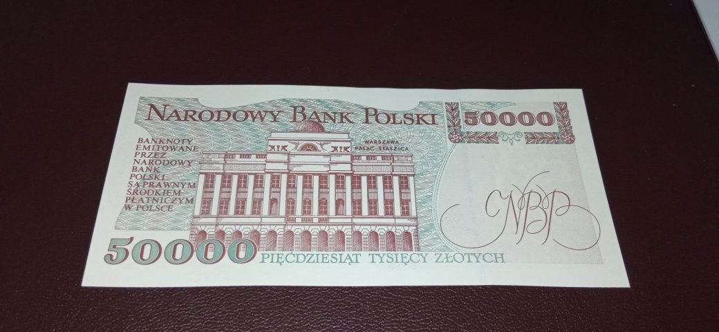 50000 zł banknot PRL stan UNC