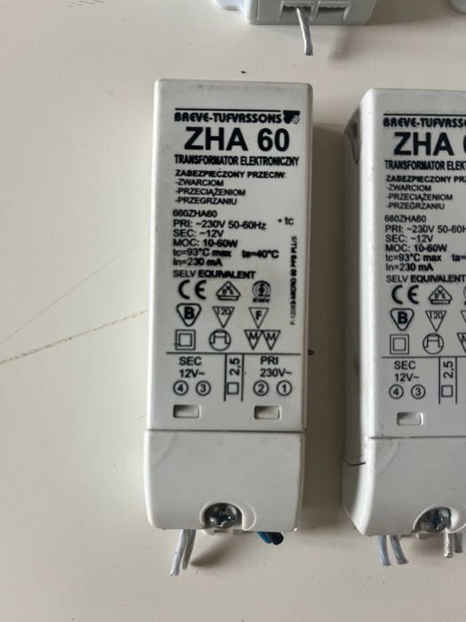 Transformatory 10szt 12V / 230V 60W