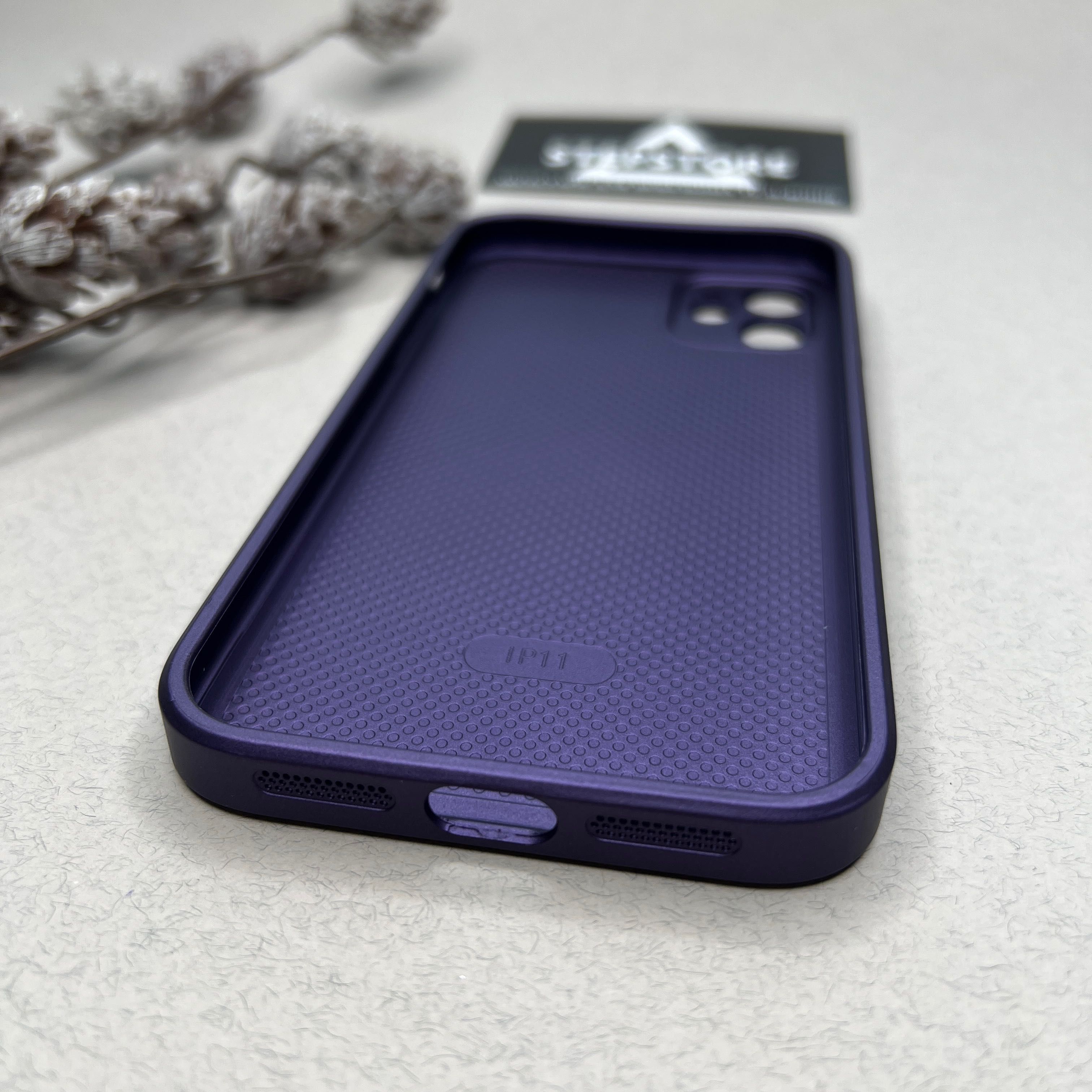 Чехол Glass Case для Iphone 11 Matte матовый стеклянный с линзами