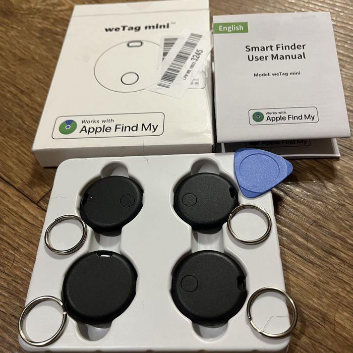 GPS трекер 4шт weTag mini Apple Find My