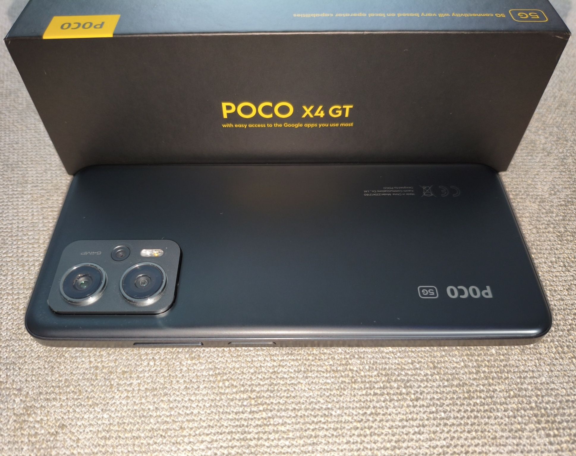 Xiaomi POCO X4 GT 5G, Preto