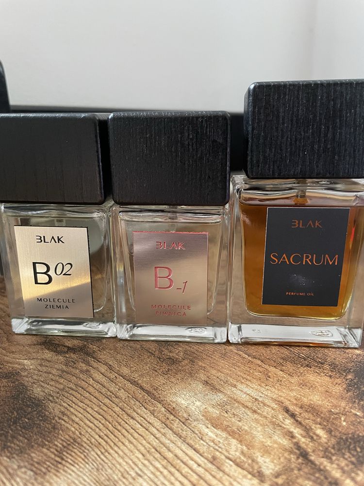 Perfumy Piotr Blak, Sacrum, Molecule Piwnica, Molecule Ziemia