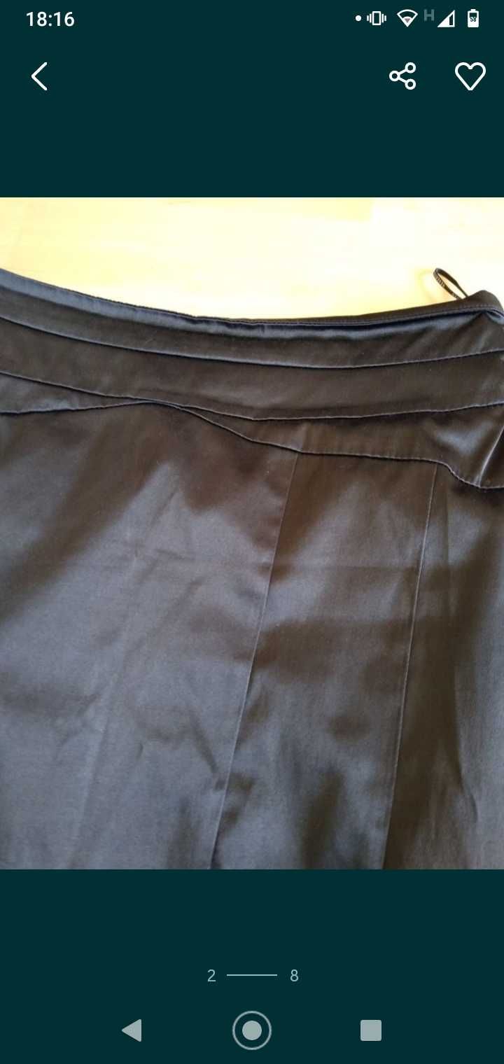Czarna spódnica spódniczka Reserved