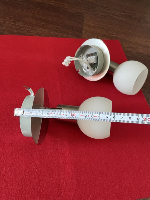 Par de focos de parede