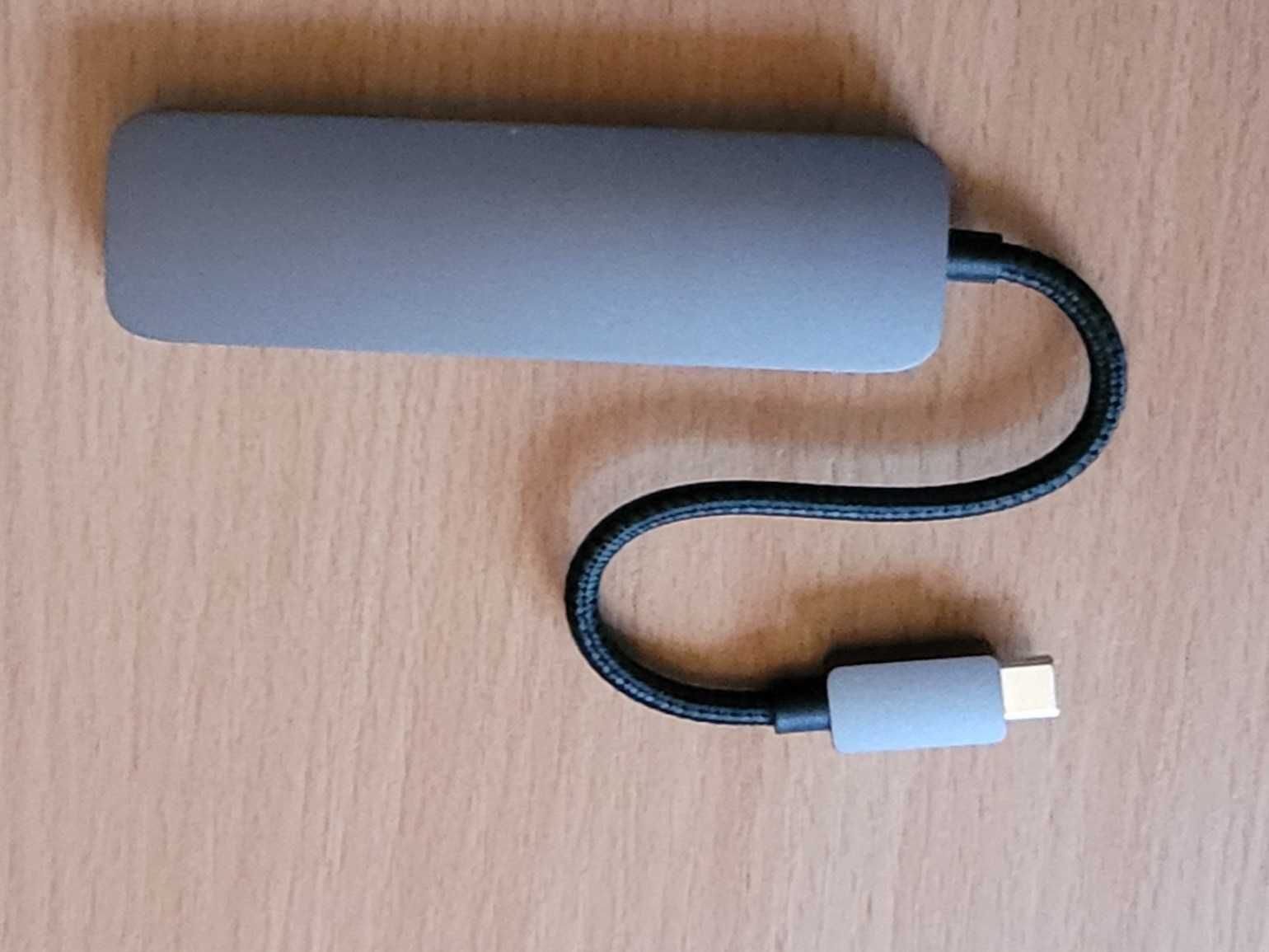 Hub USB-C Uni – Ultra Cienki 4x USB 3.0 | Aluminium | Szybki Transfer