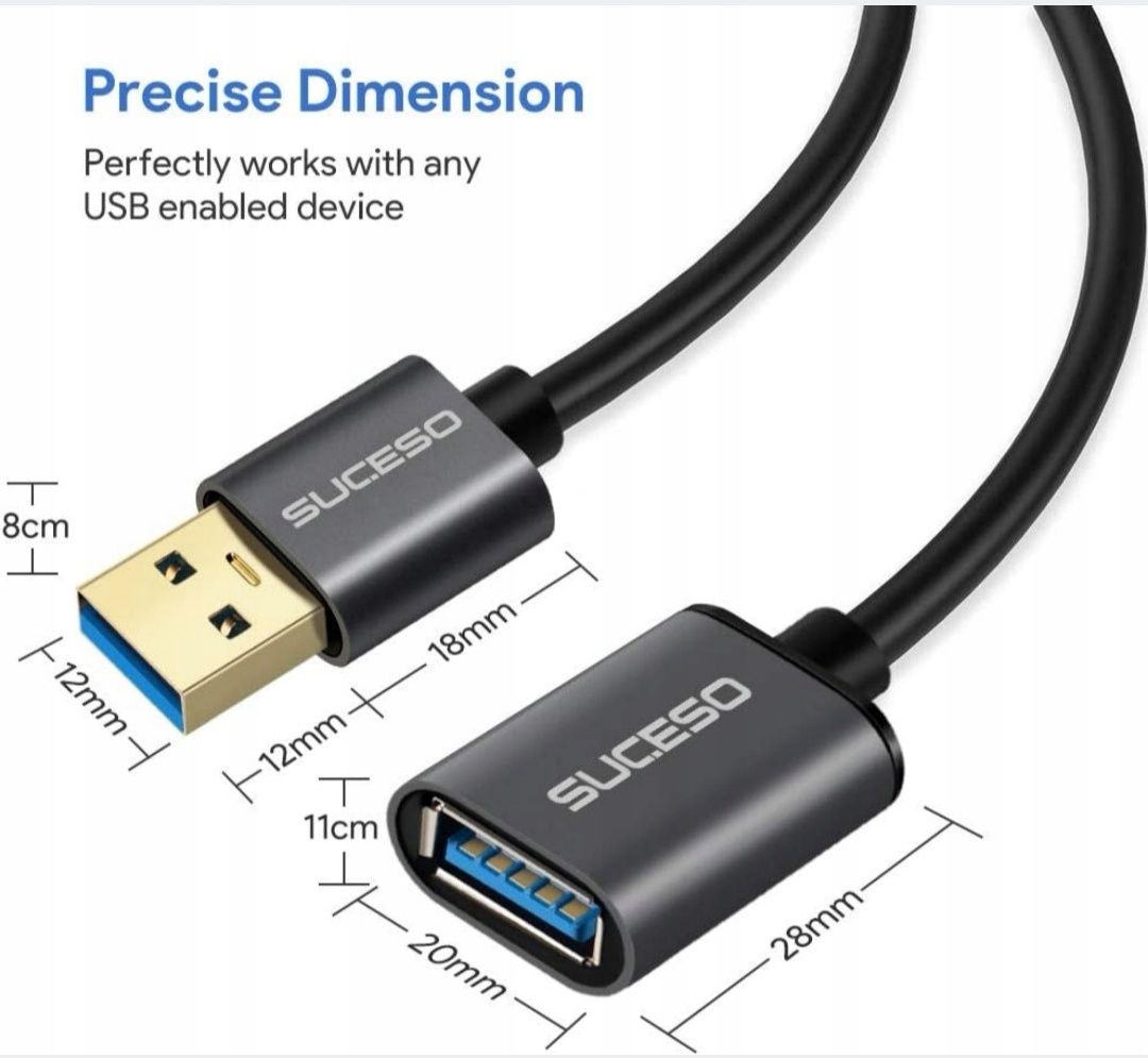 Suceso Przedłużacz USB 3.0 3 metry