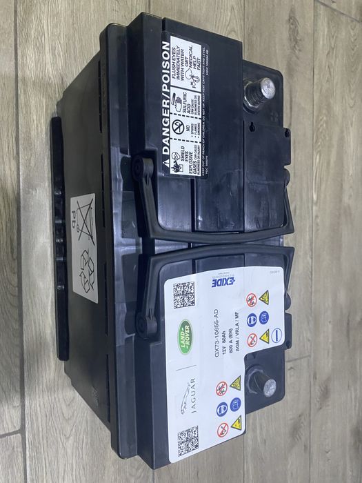 Акумулятор AGM/VRLA/MF 80AH 800A 12V GX73-10655-AD Jaguar Land Rover
