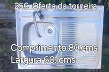 Banca em inox Oferta da torneira matosinhos
