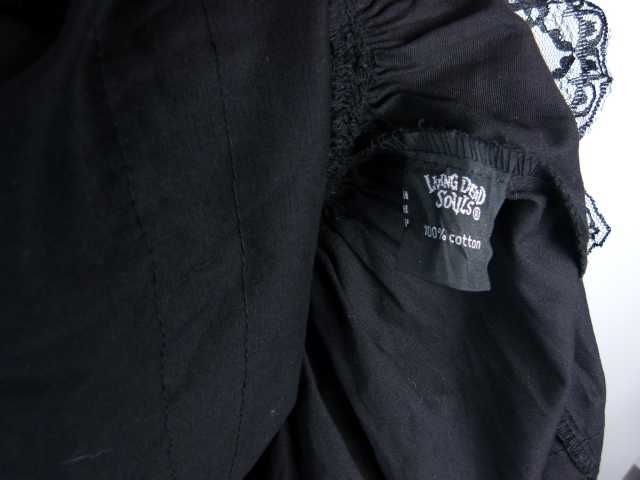 Living Dead Souls Lolita goth punk sukienka mini / M