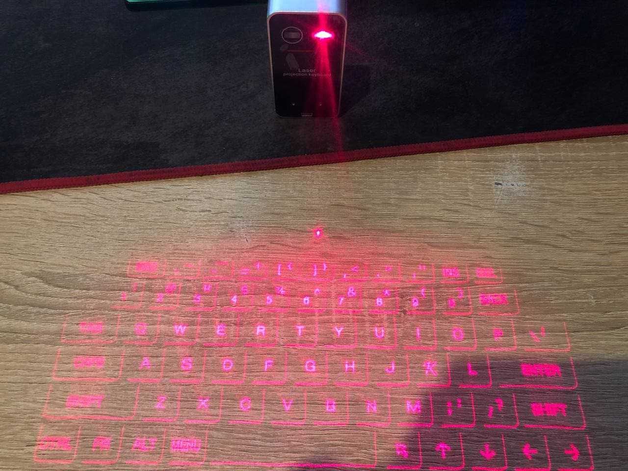 Laser Projection Keyboard