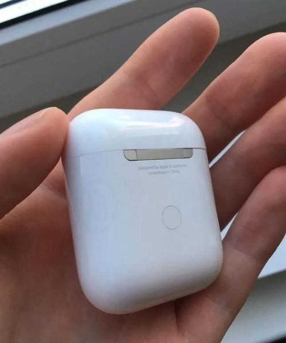 Беспроводные наушники Airpods 2 без 1в1 +чехол