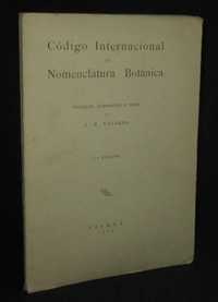 Livro Código Internacional de Nomenclatura Botânica C. N. Tavares