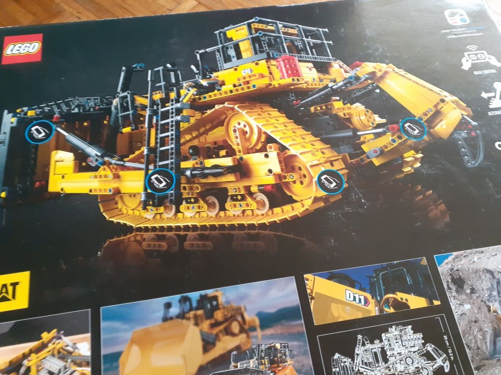 LEGO TECHNIC 42131 Nowe Buldożer Cat D11 Sterowany Klocki