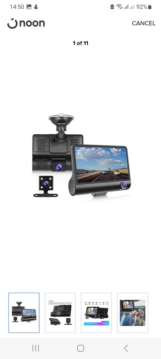 Dash cam camara video para carro