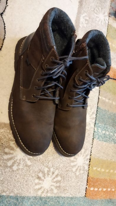 Buty jesienne skórzane Venice roz.47 długość 30cm