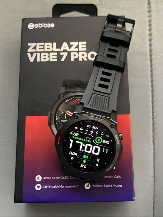 Смарт часы Zeblaze VIBE 7 PRO Black новые