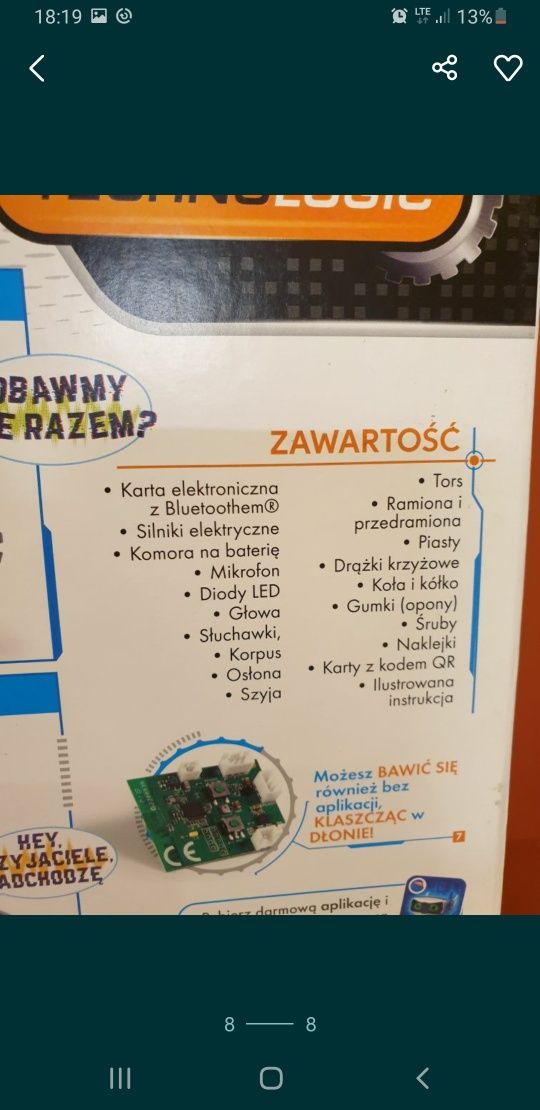 Zabawka naukowa Cyber talk ROBOT programowalny