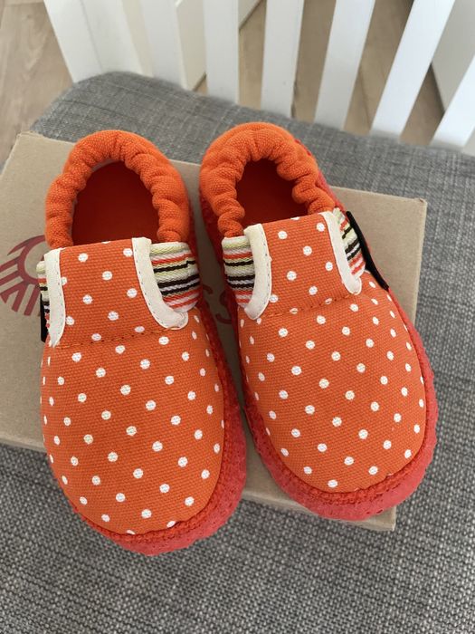 Kapcie paputki pomarańczowe Giesswein r. 24