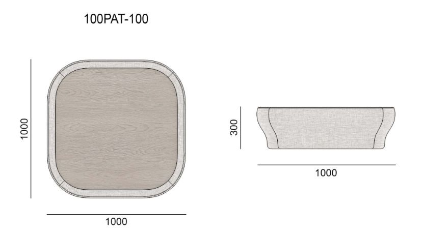 Журнальний столик, BLANCHE
