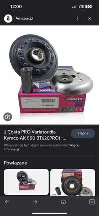 Wariator JCosta J Costa Pro IT620Pro Kymco AK 550
